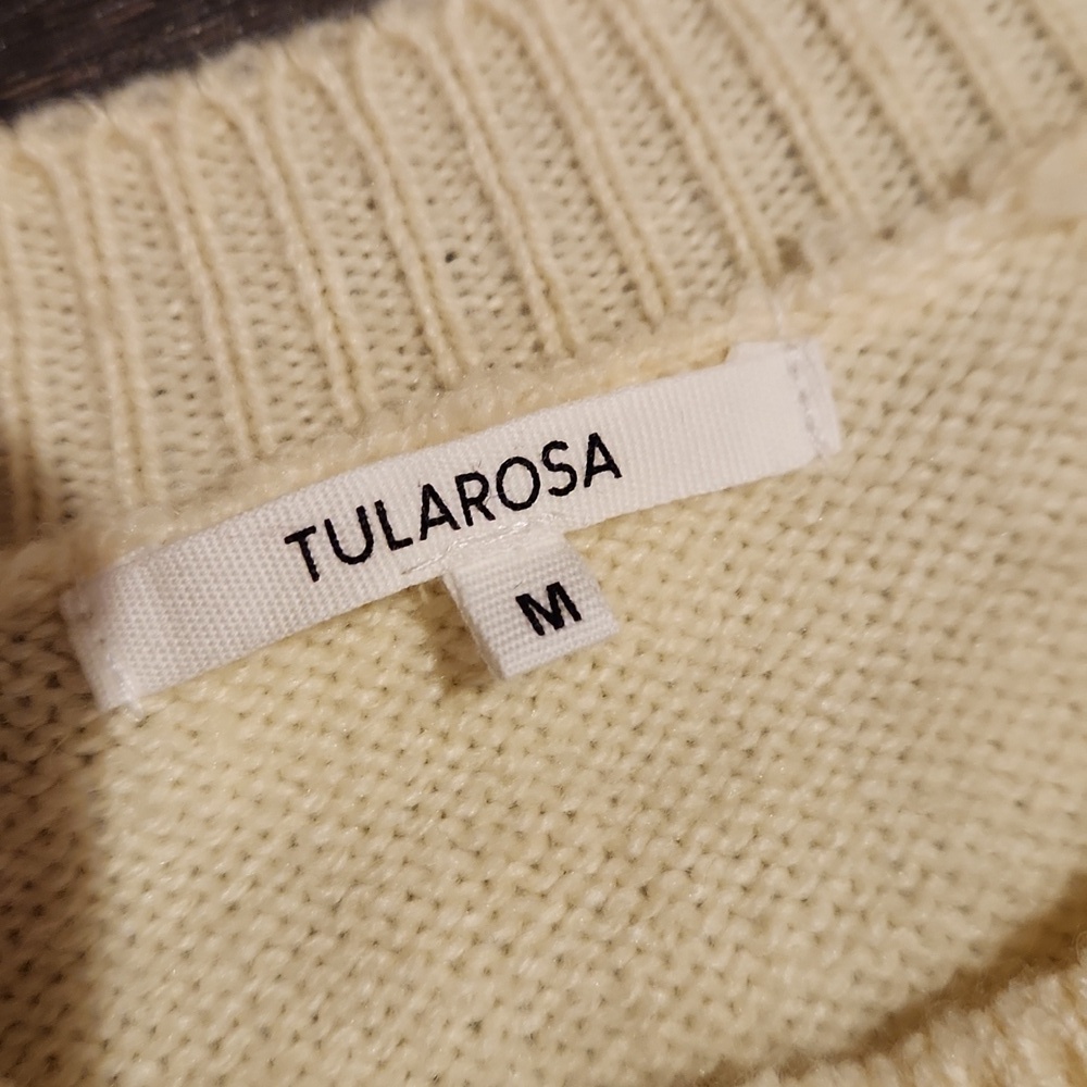 ❤️ NWOT! TULAROSA × REVOLVE DAMIANA KNIT MINI SWEATER DRESS, MEDIUM - Picture 9 of 13